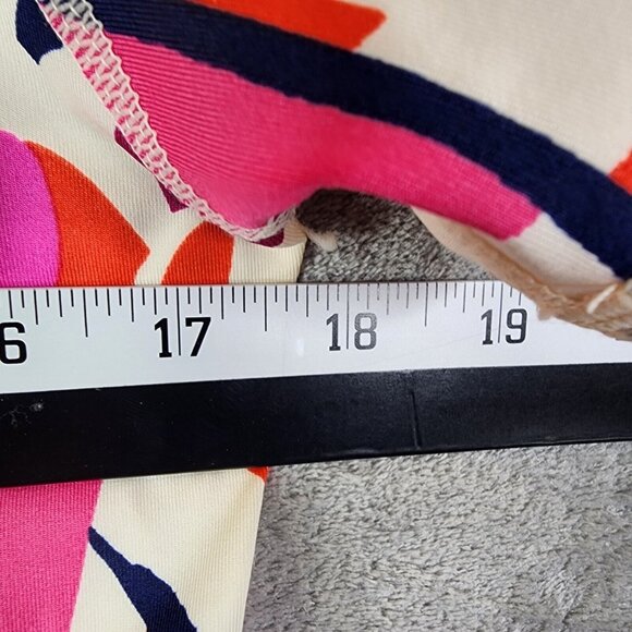 Womens J. Dow Fitness Active Crop Top short sleeve Geometric multicolor Size XL - Picture 7 of 9